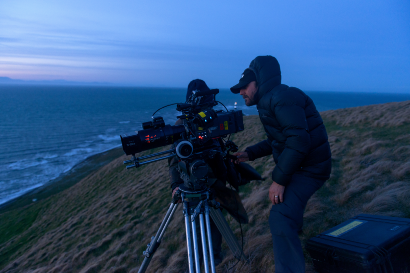 Capturing the sunset at Cape Campbell
