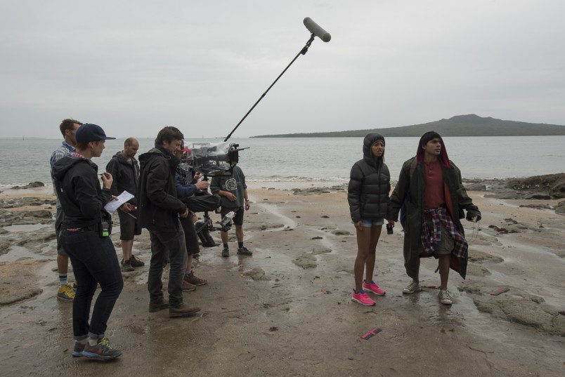 A little rain isn't enough to stop shooting on Deep Down Under