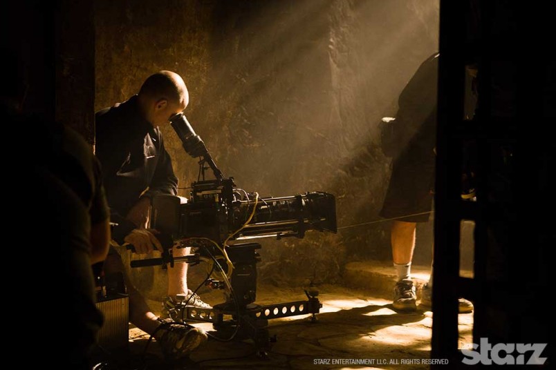 Camera Operator Cameron McLean at work