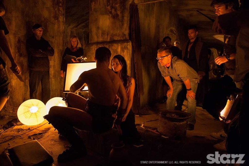 Michael Hurst directs Liam McIntyre and Katrina Law